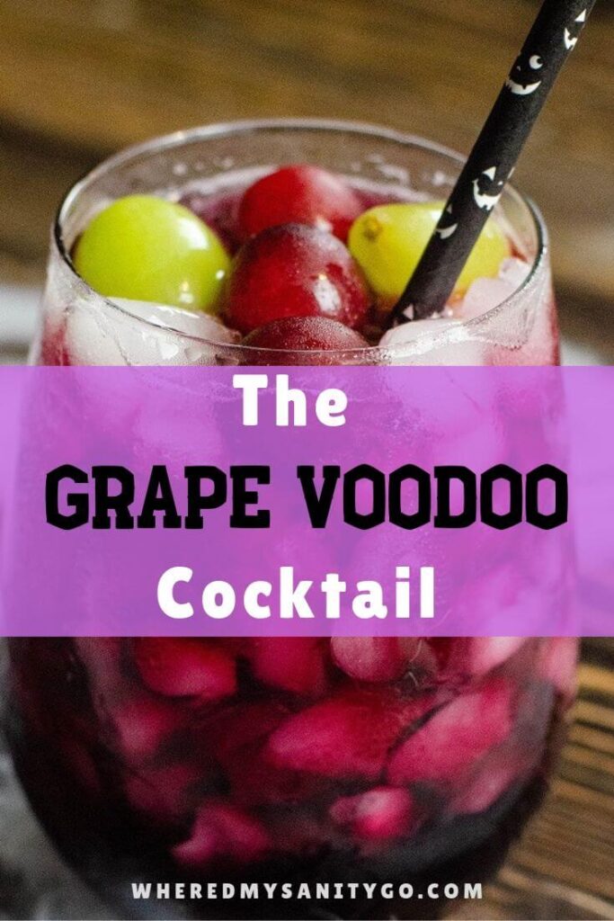Grape Juice Cocktail with Vanilla Liquor and Grape Juice
