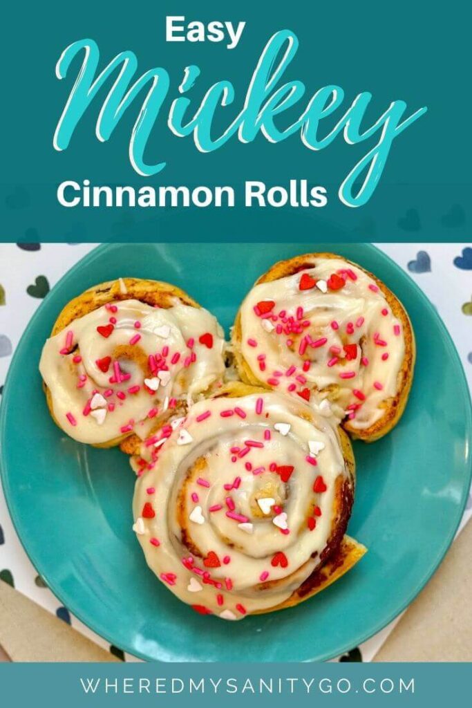 easy Mickey cinnamon rolls