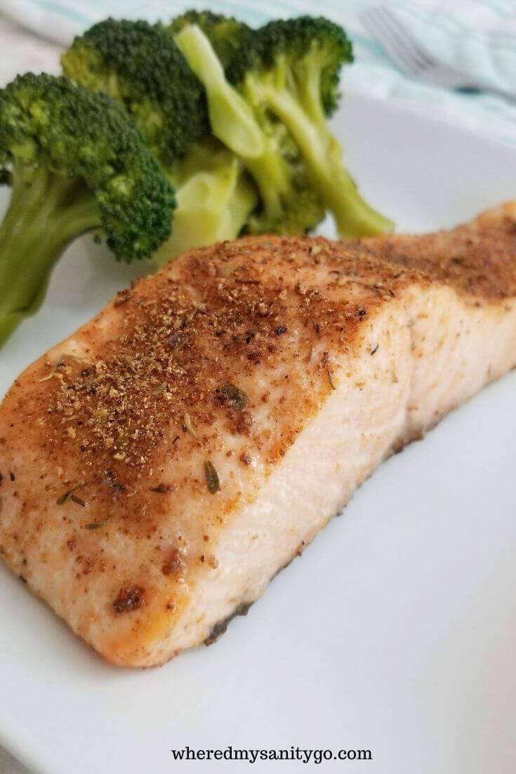 Easy Air Fryer Blackened Salmon Recipe Quick Delicious Dinner